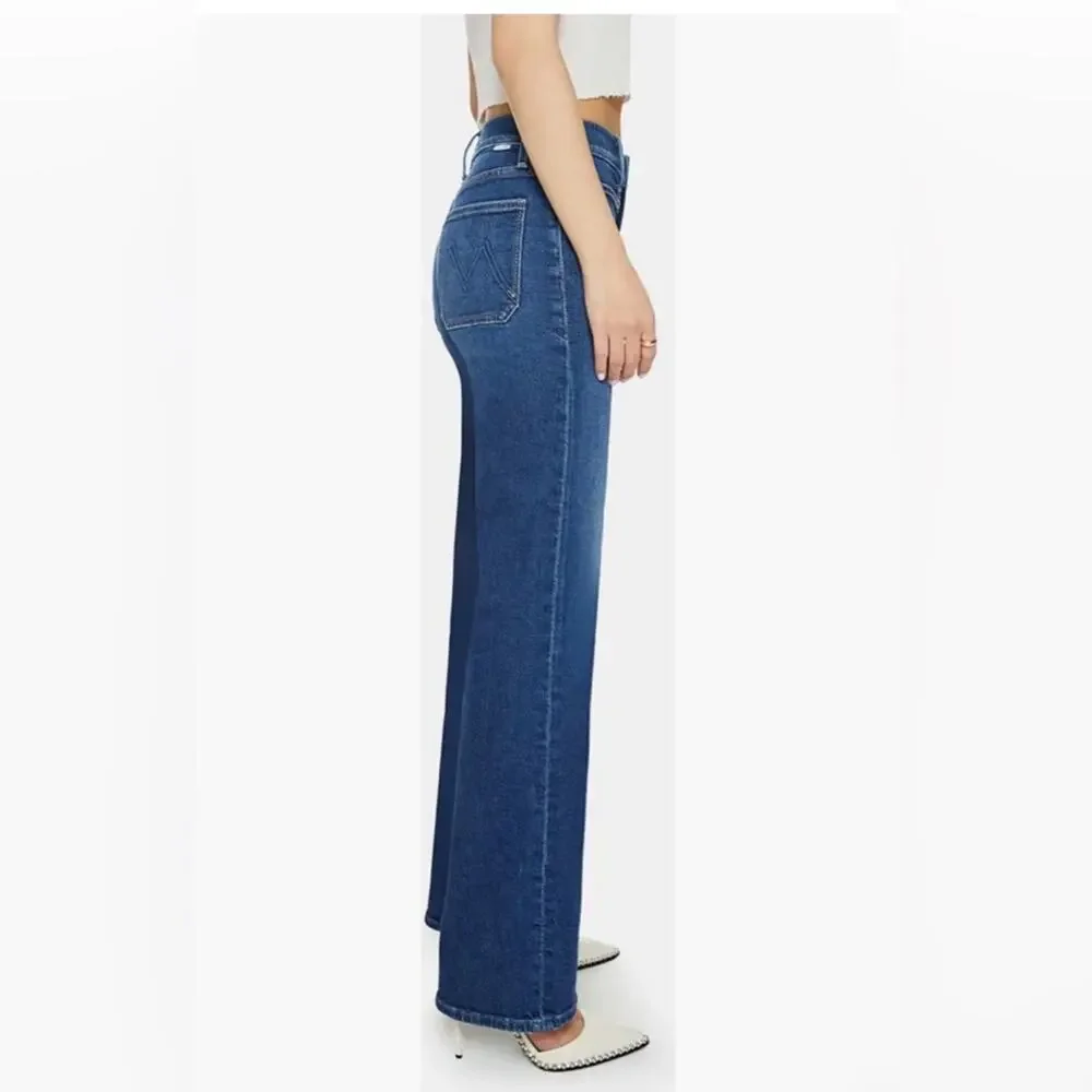 NWT! MOTHER The Lil Rambler Patch Pocket High Waist Straight Leg Jeans size 31P - Picture 3 of 16